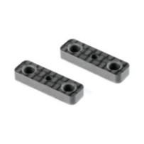 Xray CARBON BATTERY PLATE SHIM - DEEPER COUNTERSUNK (2) X306177-C