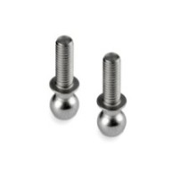 Xray BALL END 4.9MM WITH 9MM THREAD - HUDY SPRING STEEL (2) X372659