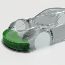 Bittydesign Front bumper foam P-GT3R ARRMA body shell BDARA-FOMPGT3R