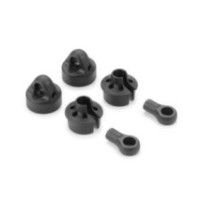 Xray COMPOSITE SHORT SHOCK CAP, SPRING COLLAR & BALL JOINT - BIG BORE (2) X368014-S