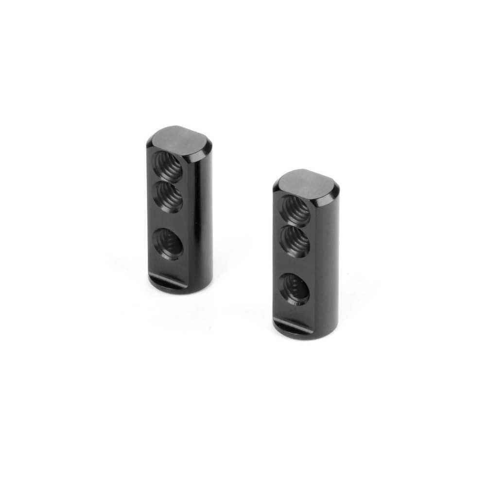 Xray X12 ALU SERVO MOUNT - FIXED & FLOATING - BLACK (2) X376263-L Xray X12 ALU SERVO MOUNT - FIXED & FLOATING - BLACK (2) X376263-L