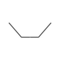 Xray ANTI-ROLL BAR FOR BALL-BEARINGS - REAR 1.6MM - V2 X333477