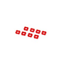Pistones rojos para amortiguador Traxxas TRX9865