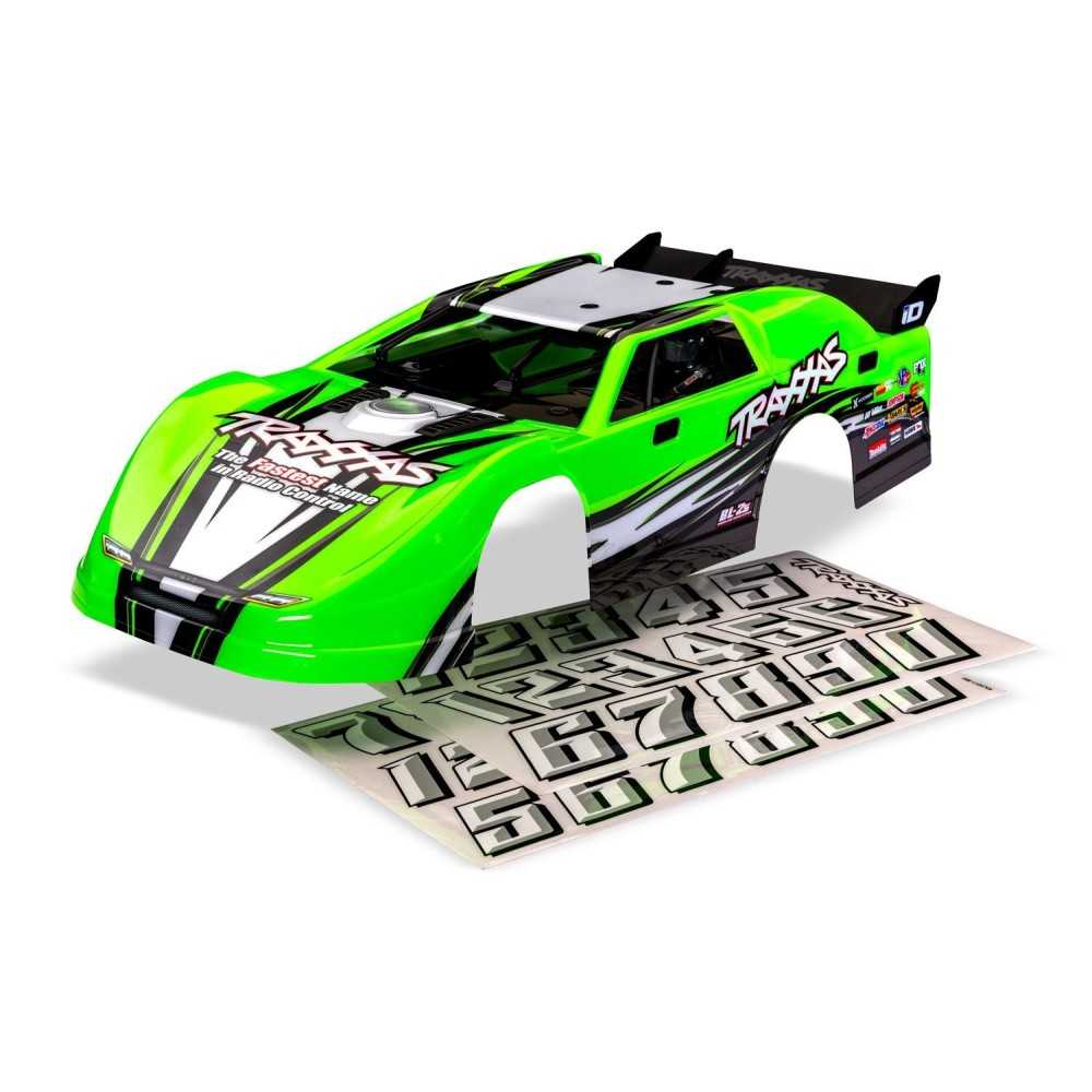 Carrocería verde ensamblada Traxxas Slash Late Model TRX10423-GRN Carrocería verde ensamblada Traxxas Slash Late Model TRX10423-GRN