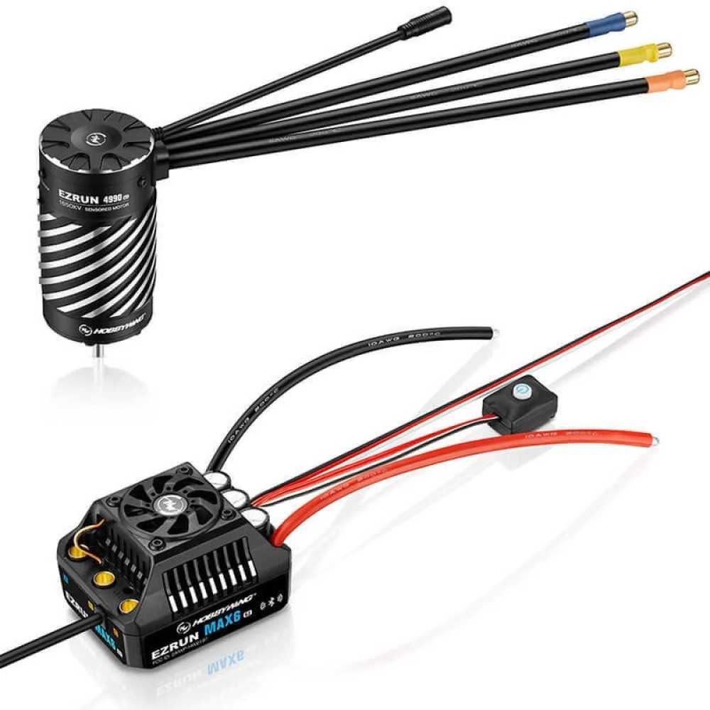 Hobbywing Hobbywing Ezrun MAX6 G2 Combo 4990SD 1650kV G2 5mm HW38010803 Hobbywing Hobbywing Ezrun MAX6 G2 Combo 4990SD 1650kV G2 5mm HW38010803