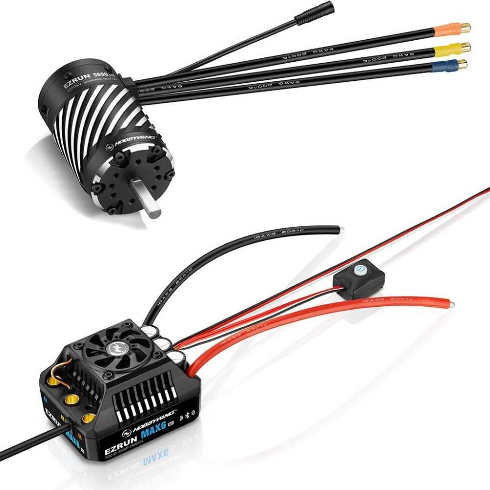 Hobbywing Hobbywing Ezrun MAX6 G2 Combo 5690SD 1250kV G2 8mm HW38010804 Hobbywing Hobbywing Ezrun MAX6 G2 Combo 5690SD 1250kV G2 8mm HW38010804