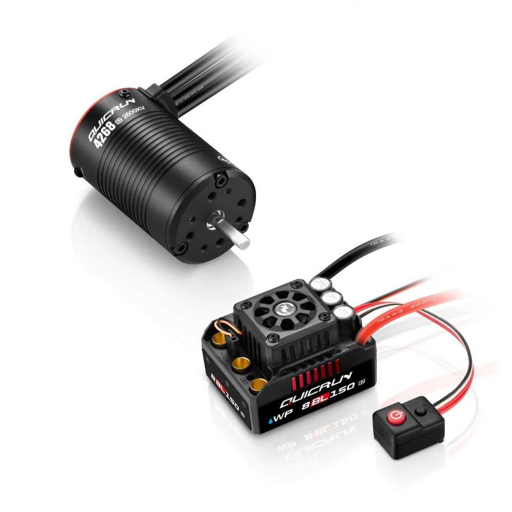 Hobbywing Hobbywing Combo WP8BL150 G2 4268SL 2600kV G2 Sensorless HW38030400 Hobbywing Hobbywing Combo WP8BL150 G2 4268SL 2600kV G2 Sensorless HW38030400