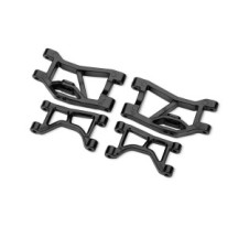 Trapecios traseros superiores e inferiores negro Traxxas TRX10830