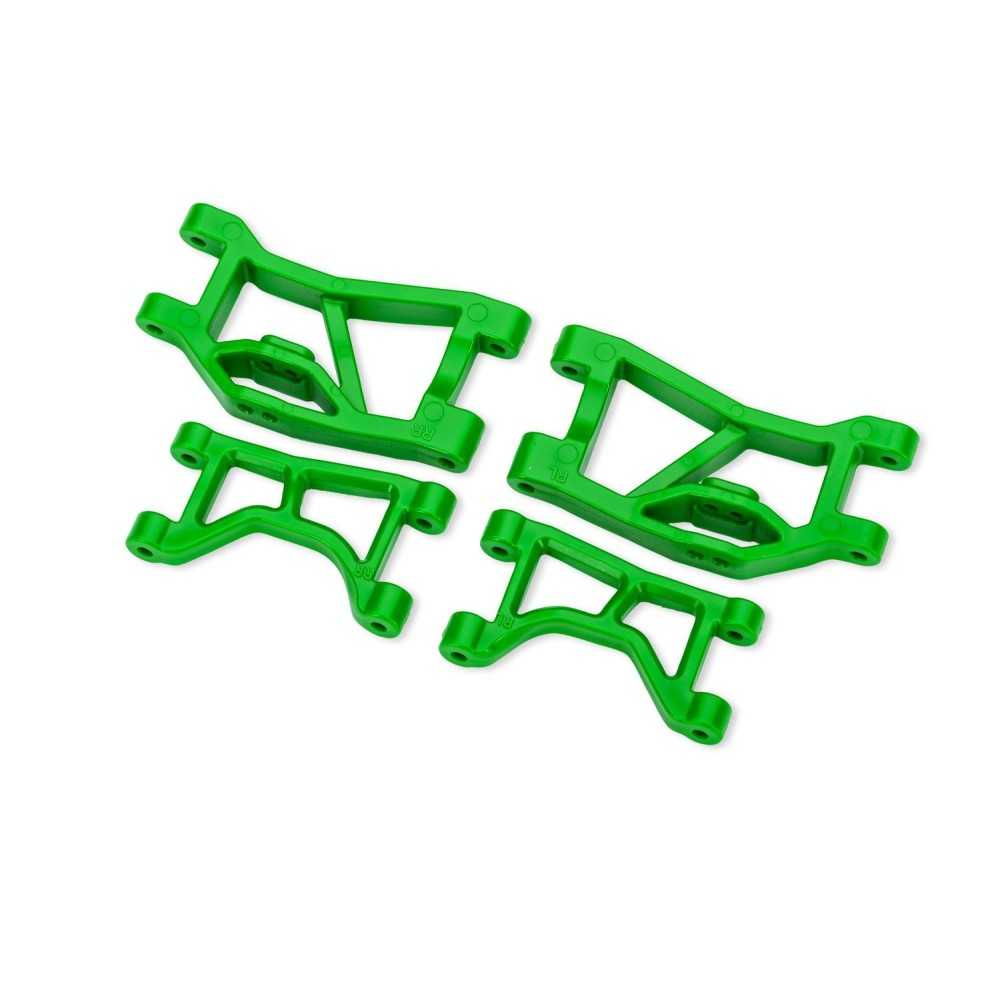 Trapecios traseros superiores e inferiores verde Traxxas TRX10830-GRN