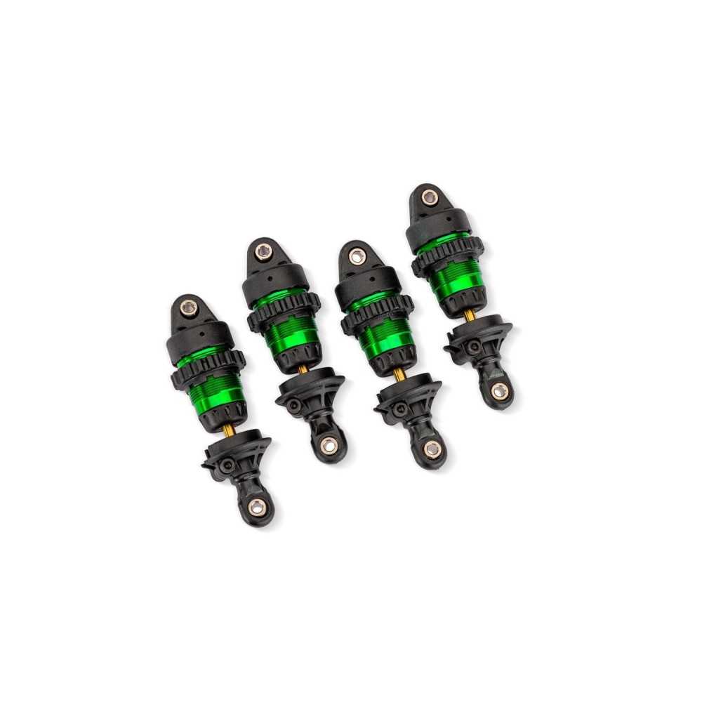 Amortiguadores Mini GTR Cortos Aluminio Verde 4uds Traxxas TRX10865-GRN