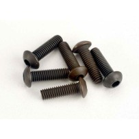Tornillo Traxxas con Cabeza de Botón 3x10mm (6) TRX2577