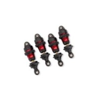 Amortiguadores Mini GTR Cortos Aluminio Rojo 4uds Traxxas TRX10865-RED