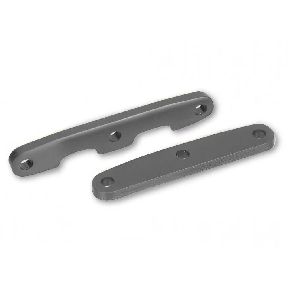 Barras de unión aluminio gris delantera y trasera Traxxas TRX6823-GRAY