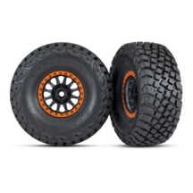 Ruedas Method negras y naranjas con neumáticos BFG Traxxas TRX8474-ORNG