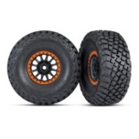 Ruedas Method negras y naranjas con neumáticos BFG Traxxas TRX8474-ORNG