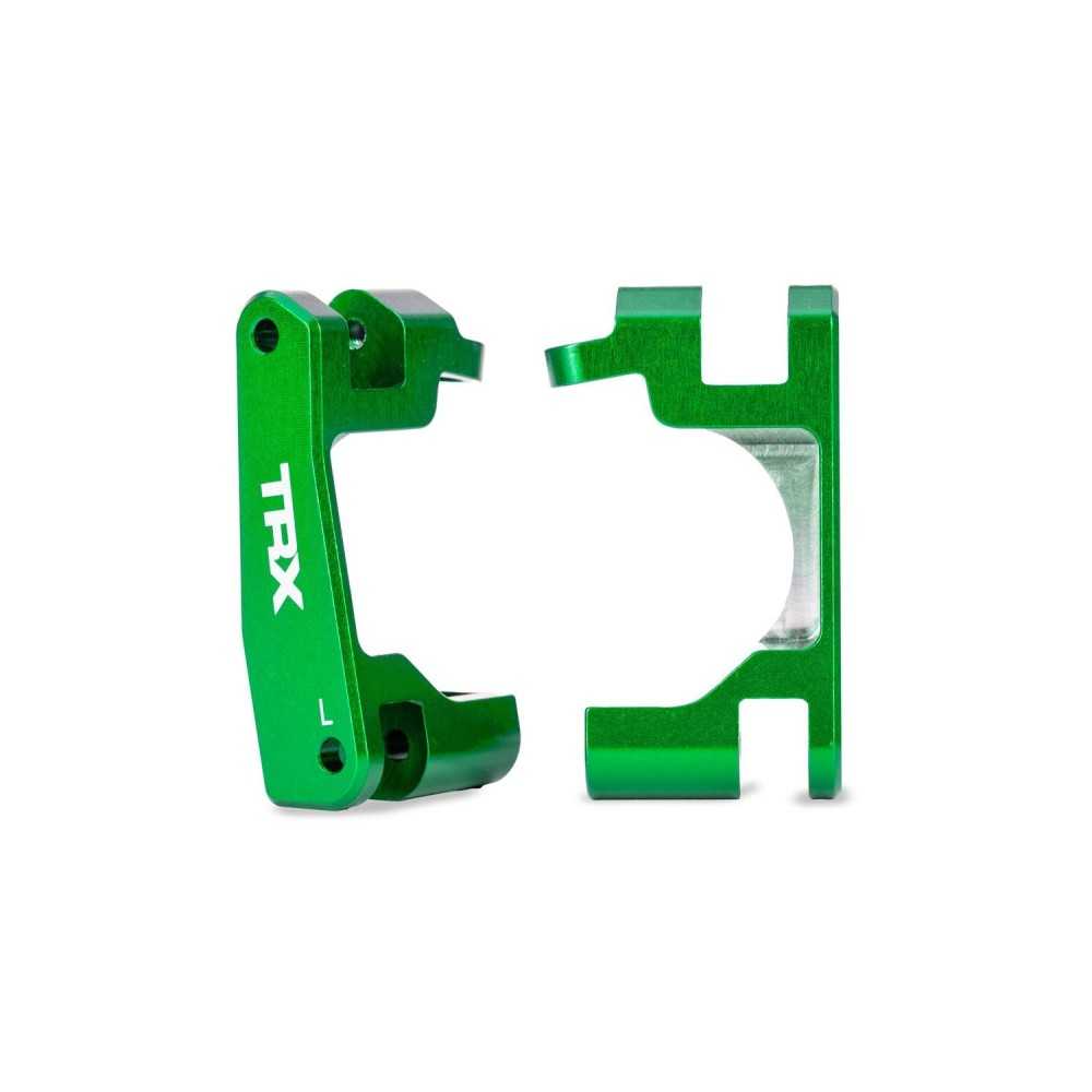 Soporte de mangueta delantero aluminio verde Traxxas TRX9063-GRN