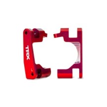 Soporte de mangueta delantero aluminio rojo Traxxas TRX9063-RED