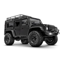 Crawler eléctrico TRX-4M Land Rover 1/18 RTR negro Traxxas TRX97054-1-BLK