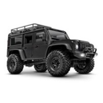 Coche Rc Crawler Traxxas TRX-4M Land Rover 1/18 negro RTR TRX97054-1-BLK
