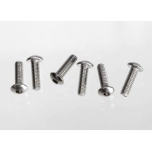 Traxxas Screws 3x10 button-head machine (hex drive) (stainless steel) TRX2577X