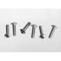 Traxxas Screws 3x10 button-head machine (hex drive) (stainless steel) TRX2577X