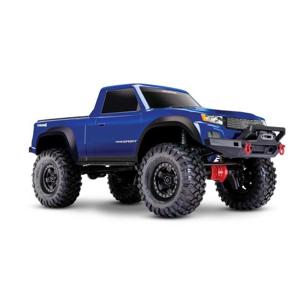 Coche Rc Crawler Traxxas TRX-4 Sport Clipless azul RTR (TRX82224-4-BLUE)