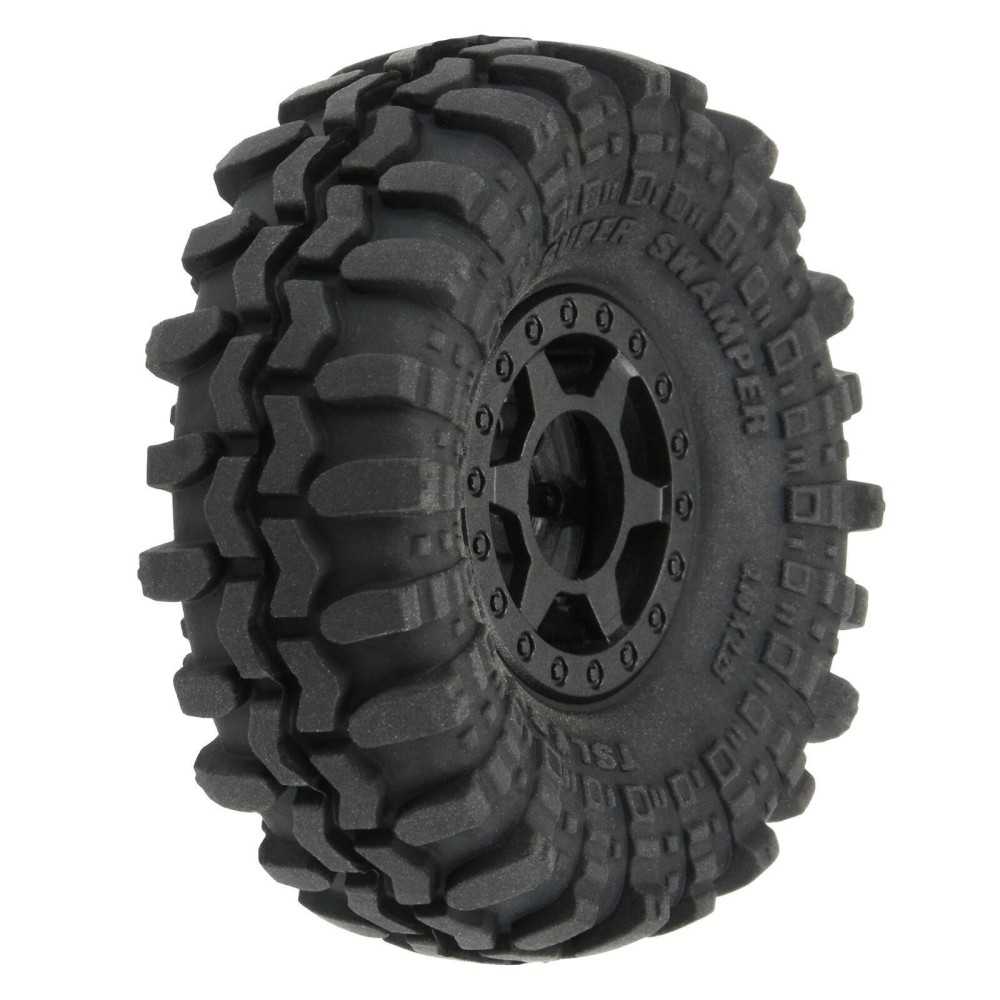 Proline 1/24 Super Swamper F/R 1.0" Tires MTD 7mm Blk (4) PRO1021410 Proline 1/24 Super Swamper F/R 1.0" Tires MTD 7mm Blk (4) PRO1021410