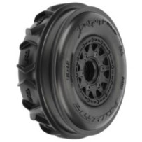 Proline Proline 1/10 Dumont Fr Paddle/Rib 2.2"/3.0" SC Mounted 12mm Black Raid (2) PRO1021210