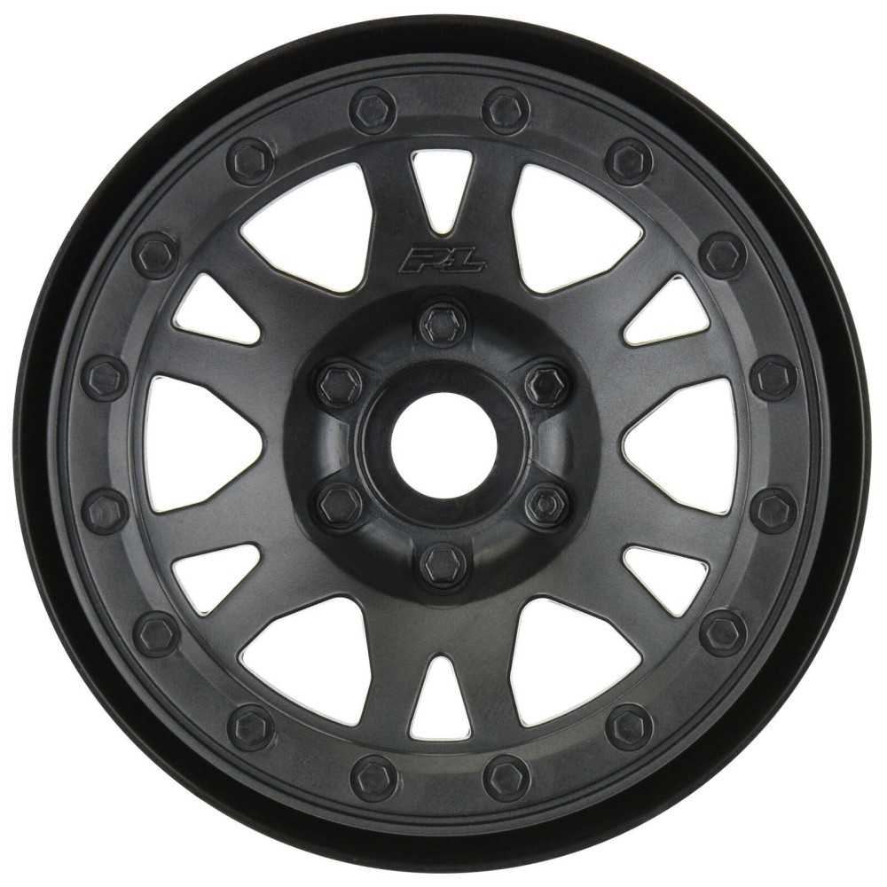 Proline 1/10 Impluse F/R 2.2" 12mm Crawler Wheels (2) Black PRO280503