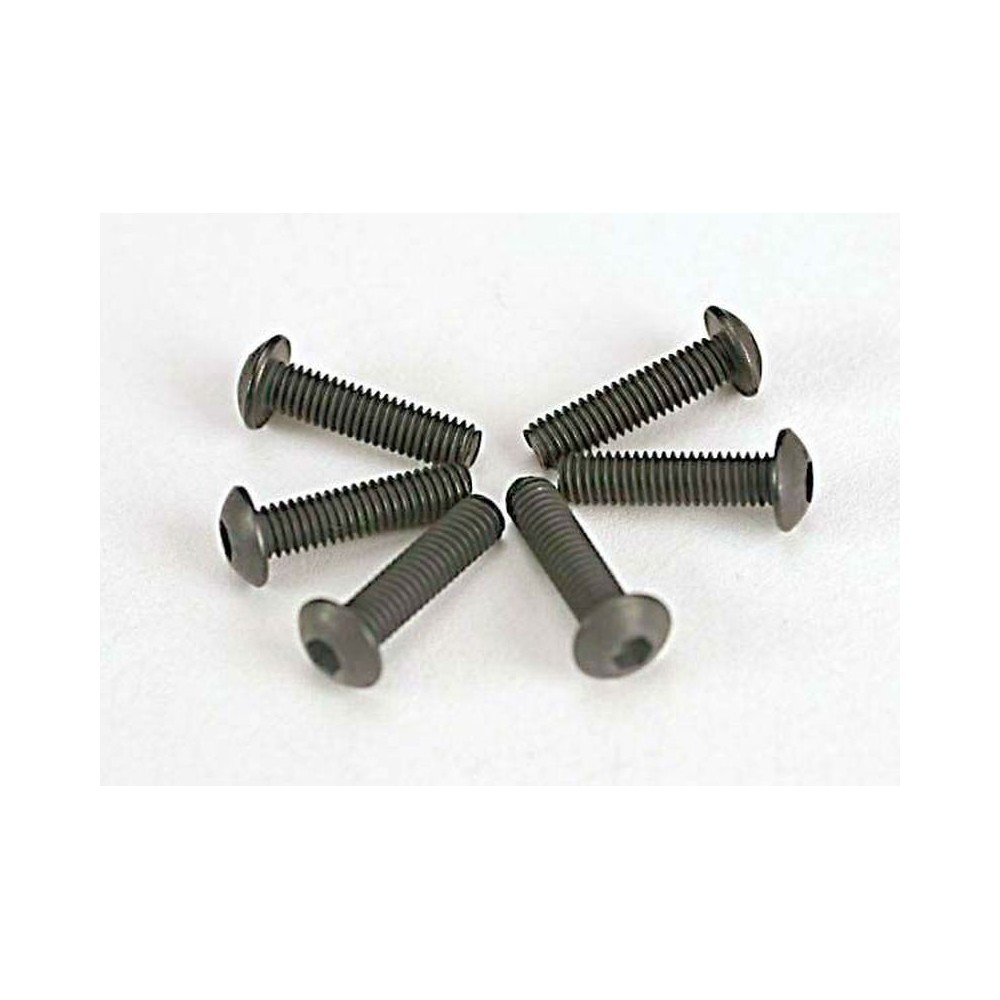 Traxxas Screws 3x12mm button-head machine (hex drive) (6) TRX2578 Traxxas Screws 3x12mm button-head machine (hex drive) (6) TRX2578