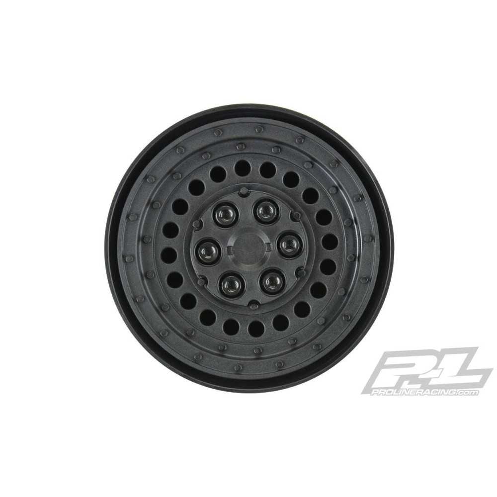 Proline Carbine 1.9" Black Plastic Internal Bead-Loc Dually Wheels (2) for Rock Crawlers Front or Rear (PRO278600) PR2786-00 Proline Carbine 1.9" Black Plastic Internal Bead-Loc Dually Wheels (2) for Rock Crawlers Front or Rear (PRO278600) PR2786-00