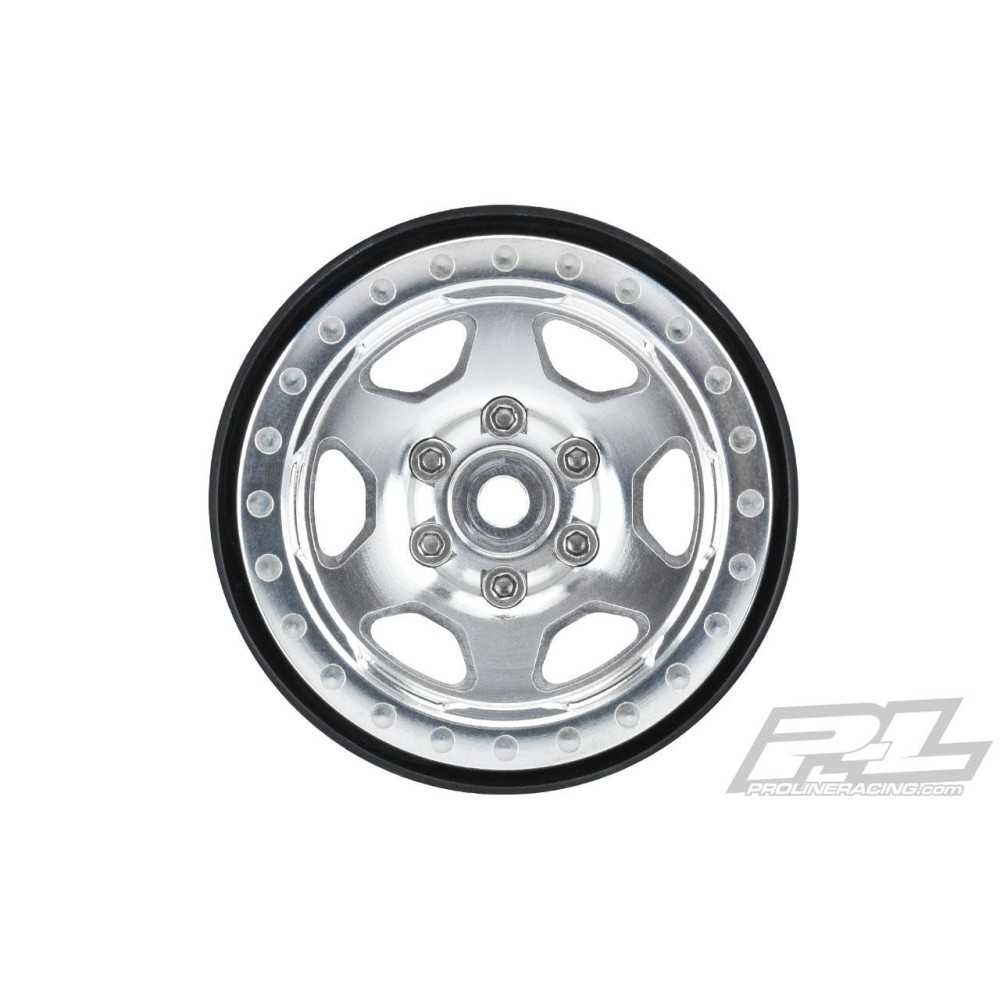 Proline Crestline 1.9 Aluminum Composite Internal Bead-Loc Wheels for Rock Crawlers Front or Rear (PRO279100) PR2791-00 Proline Crestline 1.9 Aluminum Composite Internal Bead-Loc Wheels for Rock Crawlers Front or Rear (PRO279100) PR2791-00