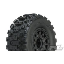 Proline Badlands MX SC 2.2"/3.0" M2 (Medium) All Terrain Tires Mounted on Raid Black (PRO1015610) PR10156-10