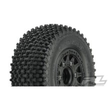 Proline Gladiator SC 2.2"/3.0" M2 (Medium) Tires Mounted on Raid Black (PRO116910) PR1169-10