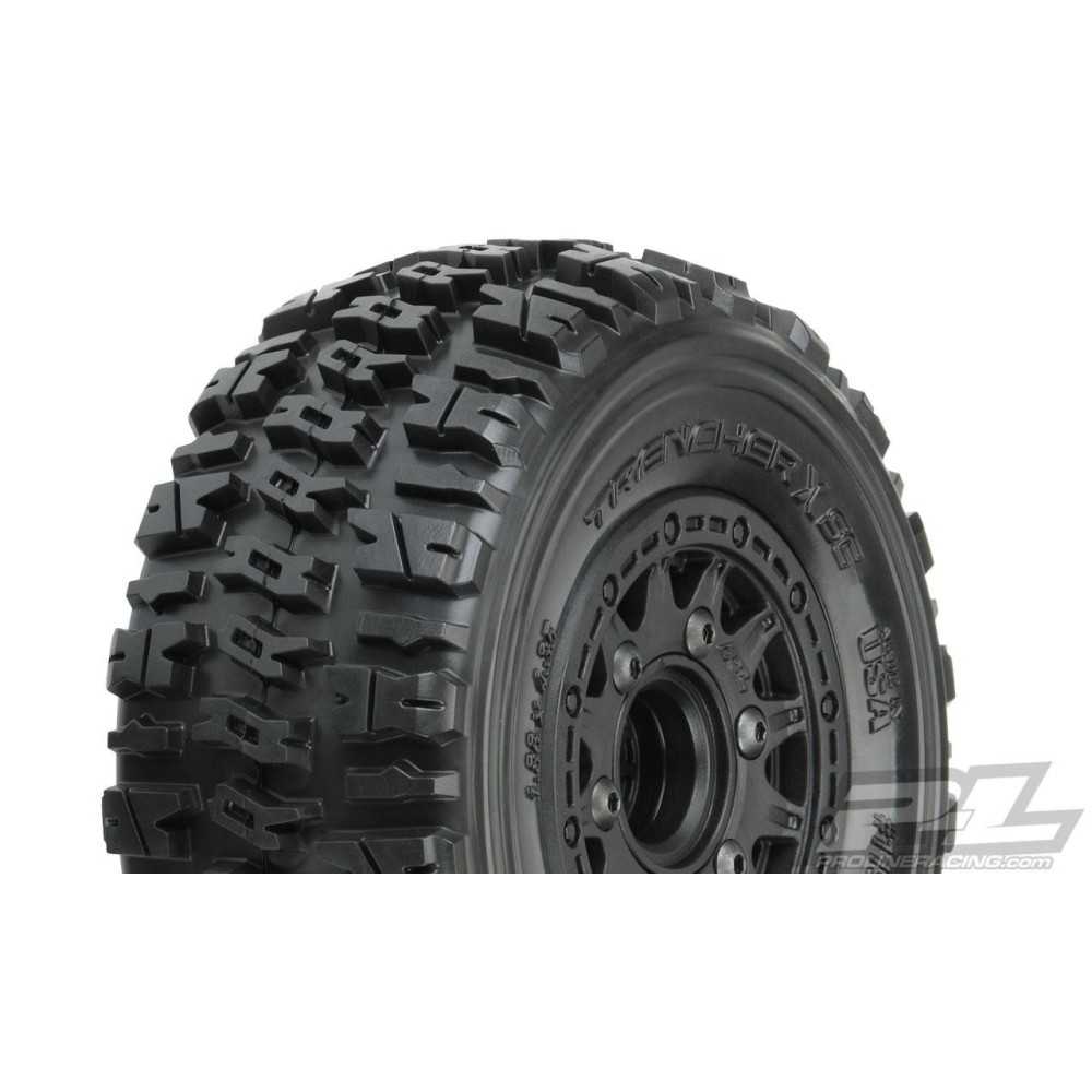 Proline Trencher X SC 2.2"/3.0" All Terrain Tires Mounted on Raid Black (PRO119010) PR1190-10 Proline Trencher X SC 2.2"/3.0" All Terrain Tires Mounted on Raid Black (PRO119010) PR1190-10
