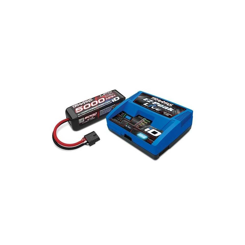Pack batería LiPo 4S 14.8V Traxxas + cargador ID TRX2996GX