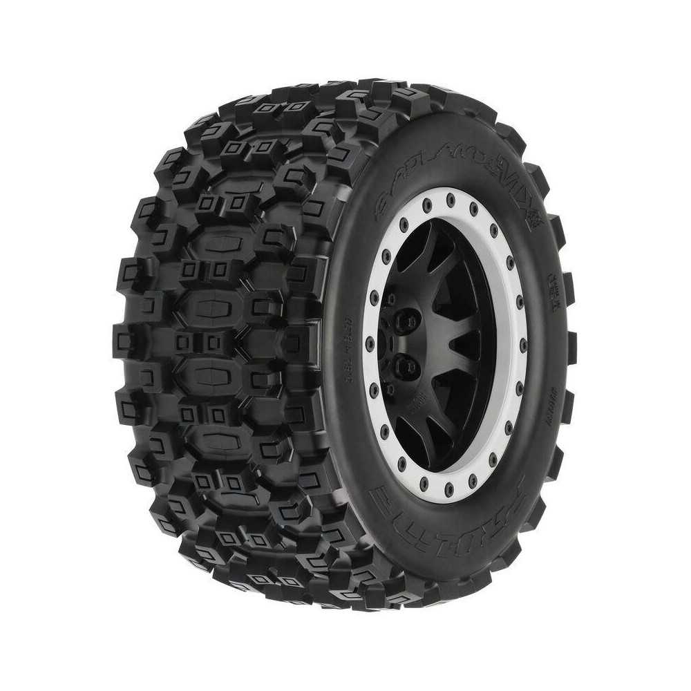 Proline Badlands MX43 X-MAXX MTD Impulse Blk/Gry F/R (PRO1013113) PR10131-13 Proline Badlands MX43 X-MAXX MTD Impulse Blk/Gry F/R (PRO1013113) PR10131-13
