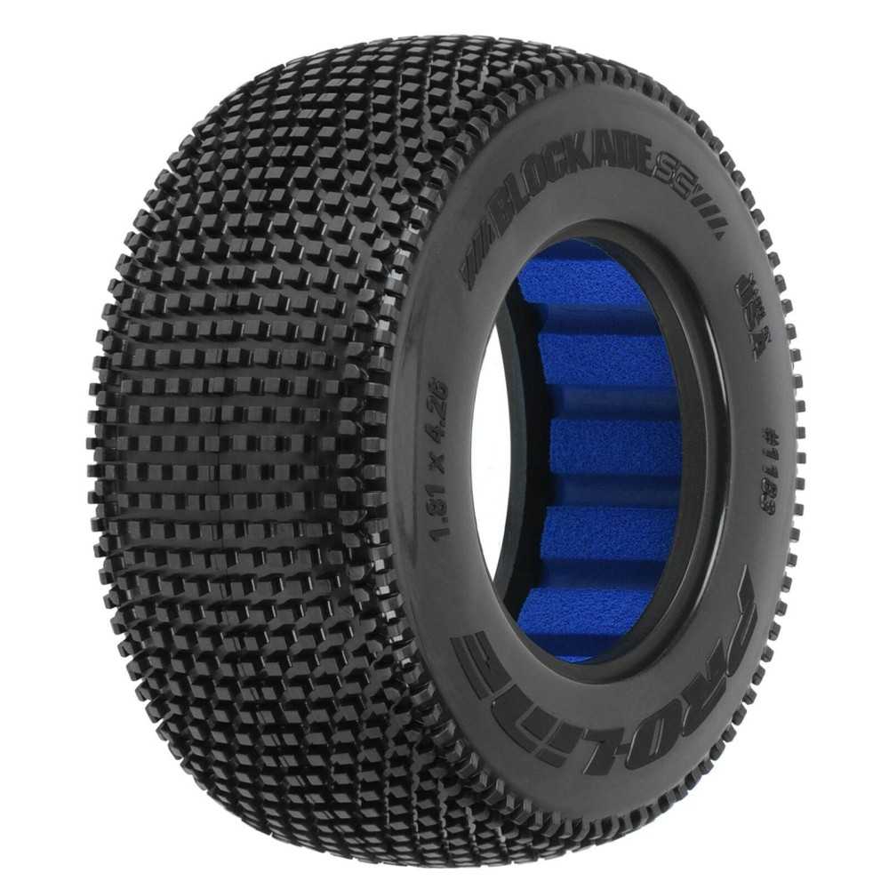 Proline Blockade SC 2.2"/3.0" M3 (Soft) Tires (2) for SC Trucks Front or Rear (PRO118302) PR1183-02 Proline Blockade SC 2.2"/3.0" M3 (Soft) Tires (2) for SC Trucks Front or Rear (PRO118302) PR1183-02
