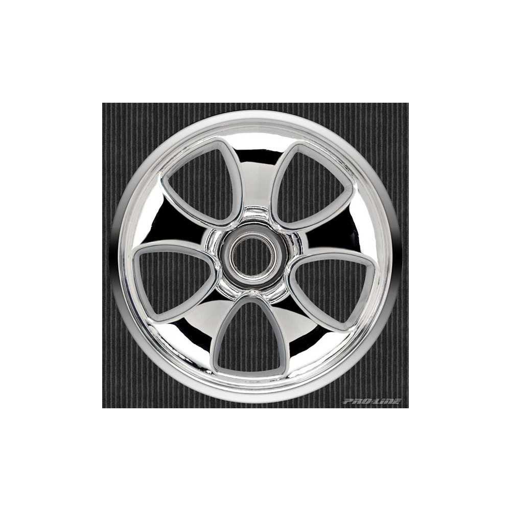 Proline Torque 2.8 (30 Series) Chrome Front Wheels (2) for JATO, PR2694-01 PR2694-01 Proline Torque 2.8 (30 Series) Chrome Front Wheels (2) for JATO, PR2694-01 PR2694-01