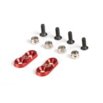 Proline PROTOform Aluminum Wing Mounts for 1:10 Bodies Gun Metal, PR6054-00 PR6054-00