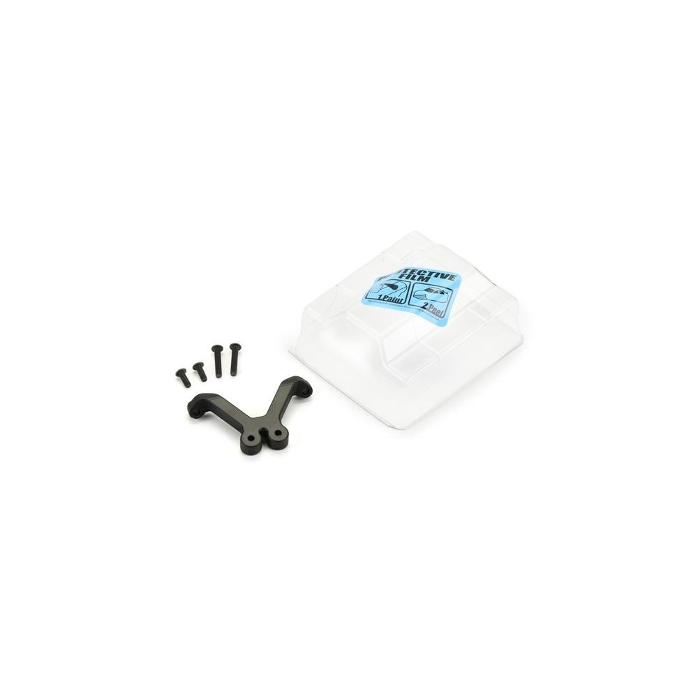 Proline Clear Front Wing & Black Anodized Aluminum Mount for TLR 22, PR6282-01 PR6282-01 Proline Clear Front Wing & Black Anodized Aluminum Mount for TLR 22, PR6282-01 PR6282-01