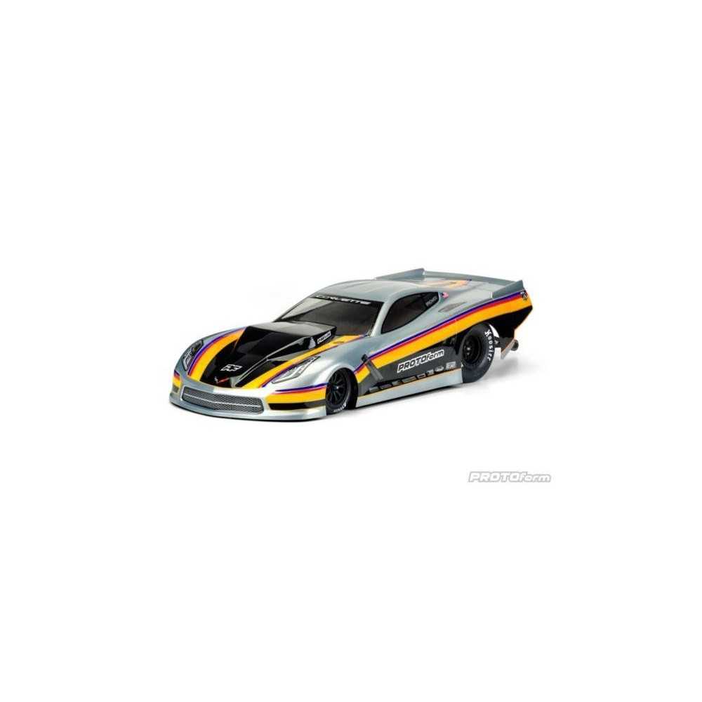 Carrocería Chevrolet Corvette C7 Pro-Mod transparente Pro-Line Slash 2WD Drag (PR1571-40) Carrocería Chevrolet Corvette C7 Pro-Mod transparente Pro-Line Slash 2WD Drag (PR1571-40)