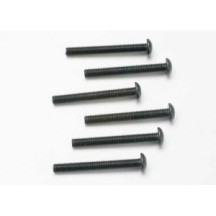 Traxxas Screws 3x25mm button-head machine (hex drive) (6) TRX2581