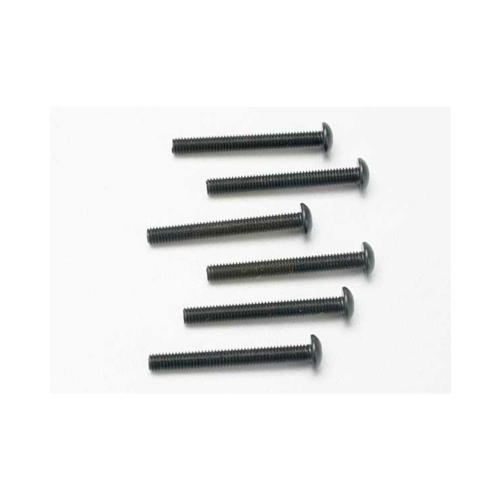 Traxxas Screws 3x25mm button-head machine (hex drive) (6) TRX2581 Traxxas Screws 3x25mm button-head machine (hex drive) (6) TRX2581
