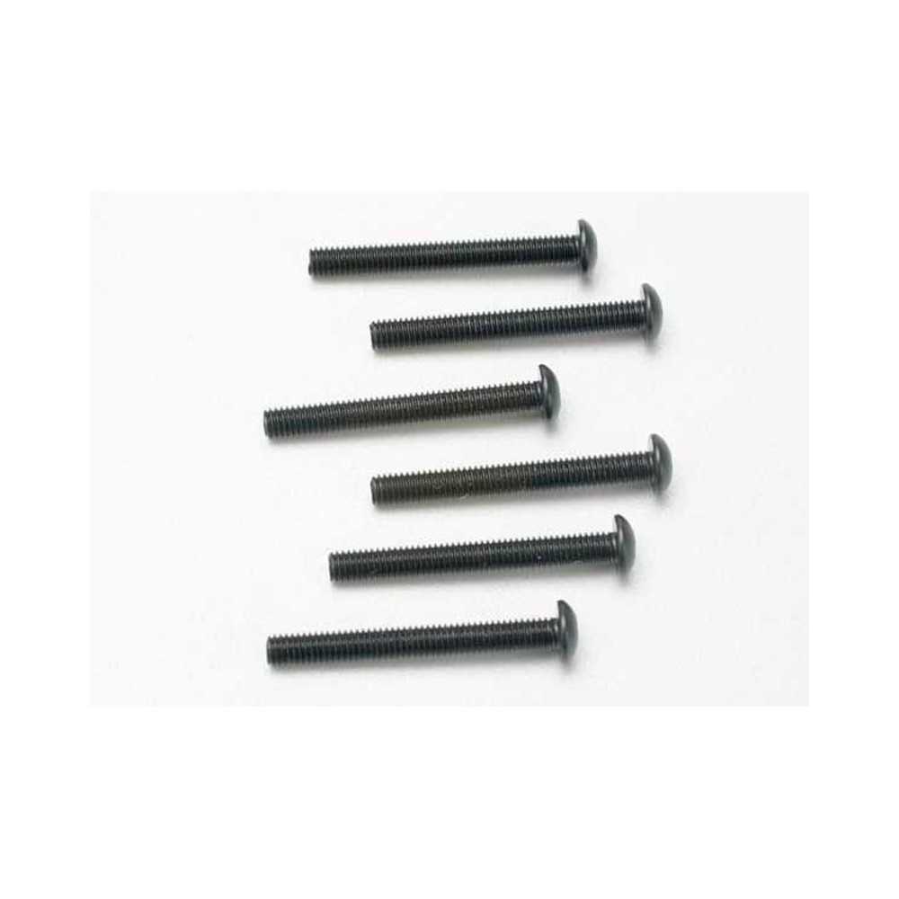 Traxxas Screws 3x25mm button-head machine (hex drive) (6) TRX2581