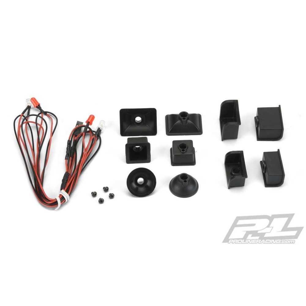 Kit universal de luces LED delanteras y traseras Pro-Line (PRO631700) PR6317-00