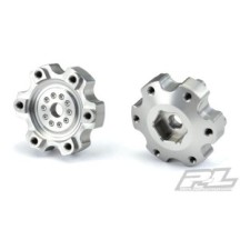 Adaptadores hexagonales aluminio 6x30 a 12 mm Pro-Line estrechos PR6337-00