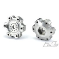 Adaptadores hexagonales aluminio 6x30 a 12 mm Pro-Line estrechos PR6337-00