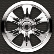 Llantas Velocity cromadas offset 6 Pro-Line T/E-Maxx delanteras (PR2662C)