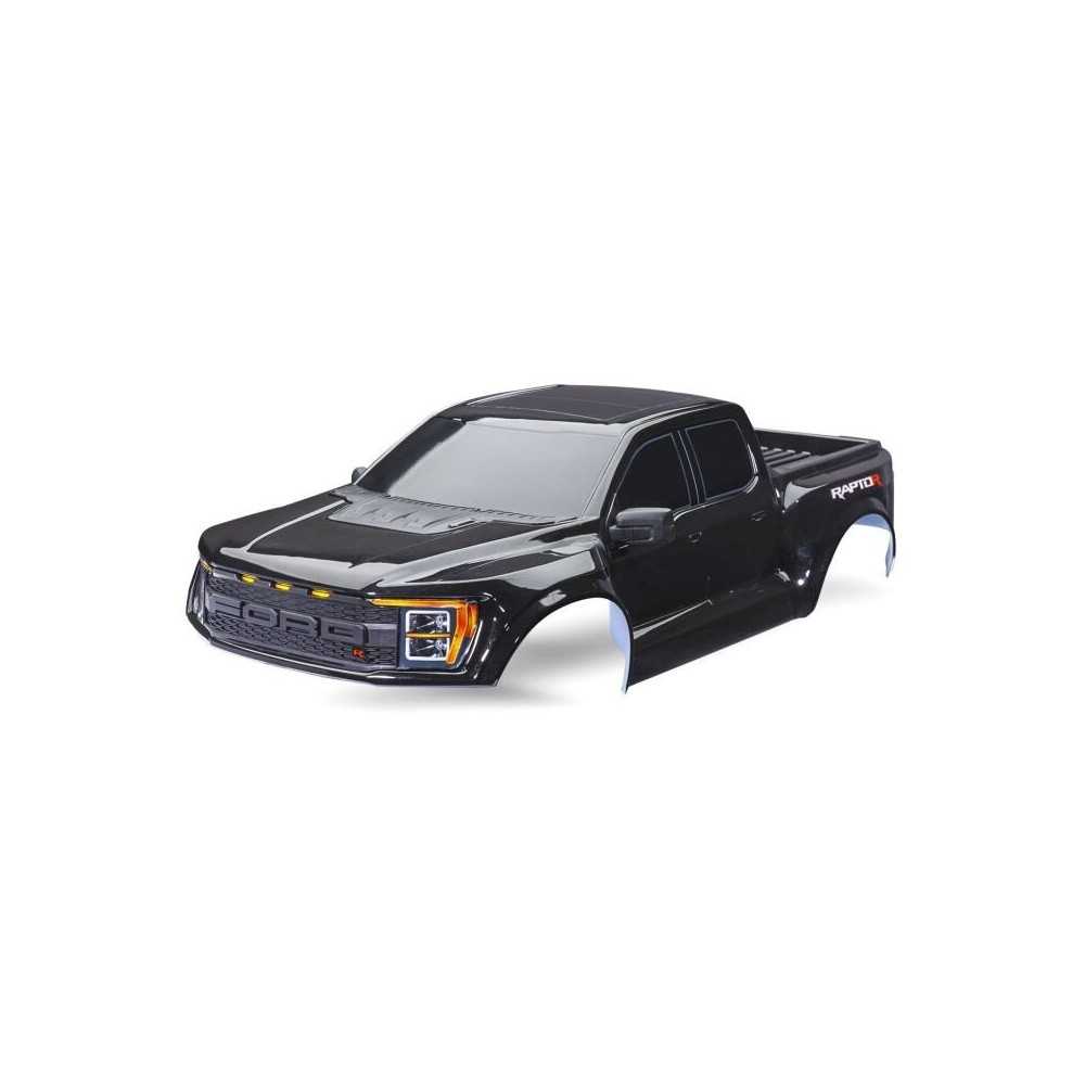 Carrocería Ford Raptor R completa negra con parrilla y acabados Traxxas TRX10112-BLK-XX